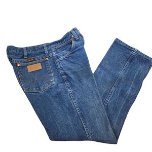 Wrangler rigid bootcut indigo jeans